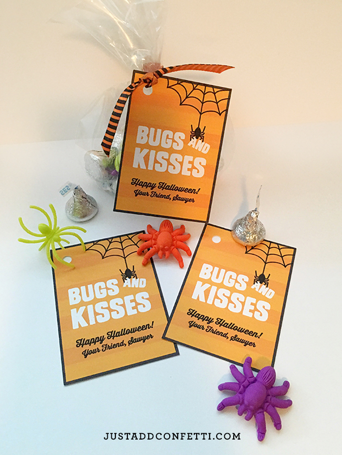 Bugs Kisses Halloween Printable Just Add Confetti