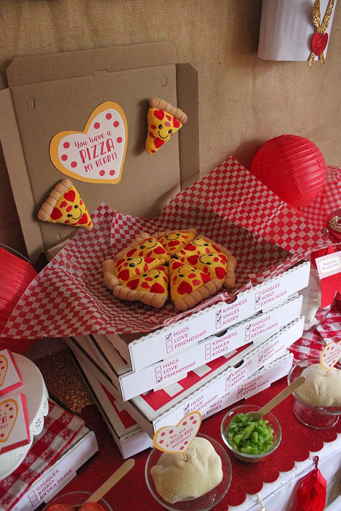 &quot;Love You to Pizzas&quot; Valentine's Day Pizza Party - Just Add Confetti