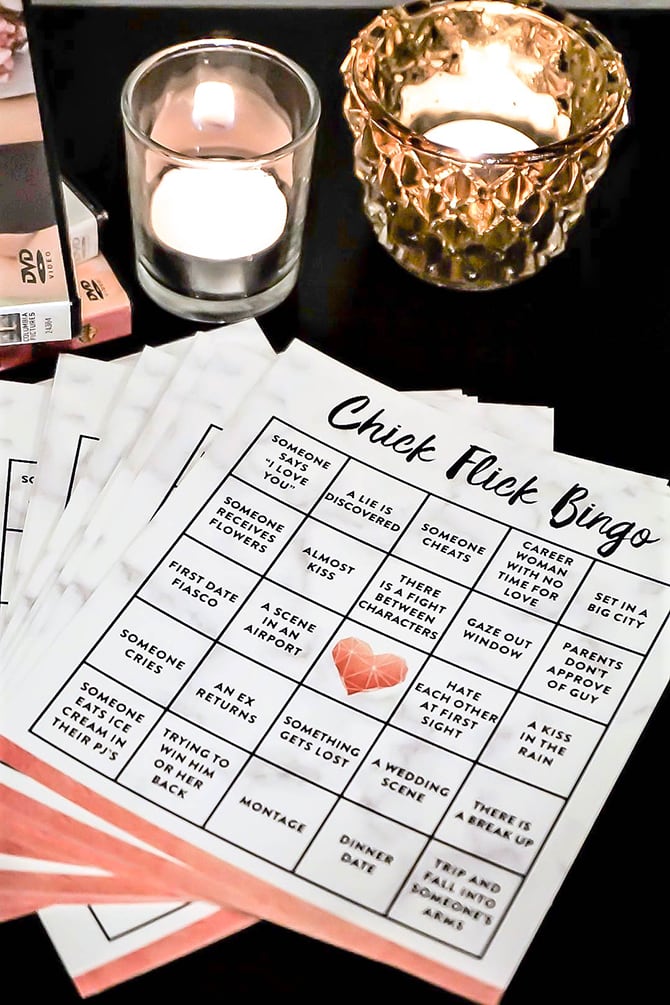 Chick Flick Movie Night Just Add Confetti