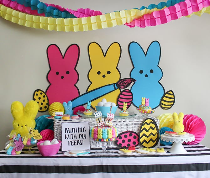 Painting With My Peeps: Egg Coloring Easter Party - Just Add Confetti Painting With My Peeps: Egg Coloring Easter Party - Just Add Confetti