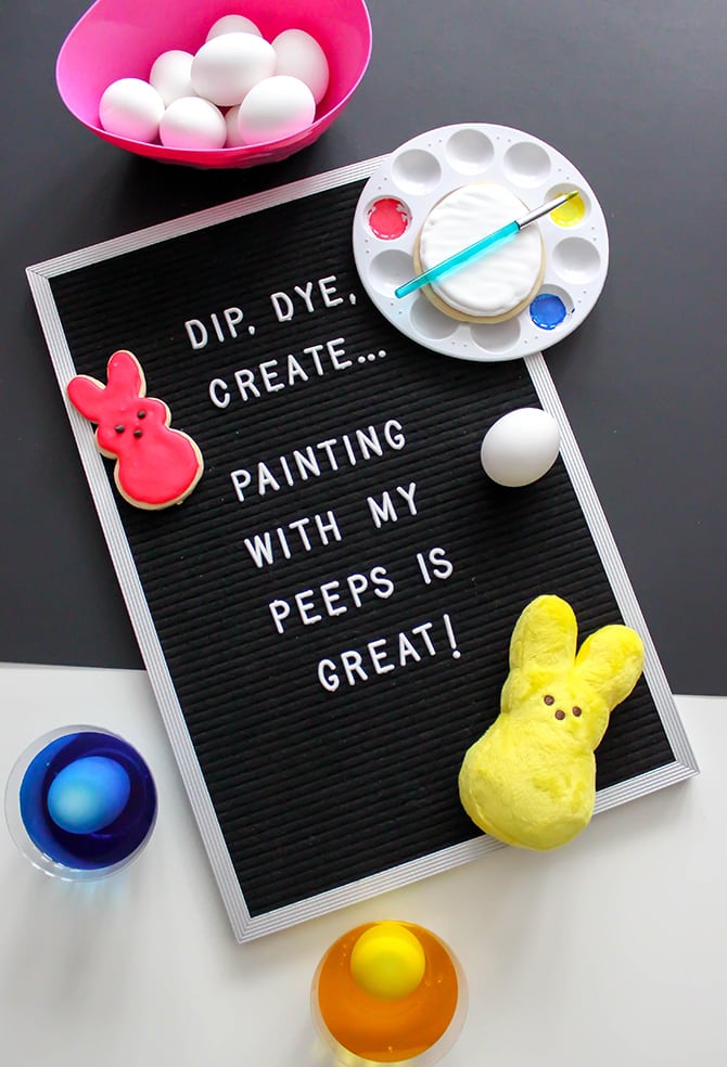 Painting With My Peeps: Egg Coloring Easter Party - Just Add Confetti Painting With My Peeps: Egg Coloring Easter Party - Just Add Confetti