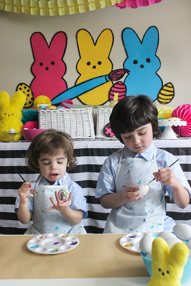 Painting With My Peeps: Egg Coloring Easter Party - Just Add Confetti Painting With My Peeps: Egg Coloring Easter Party - Just Add Confetti