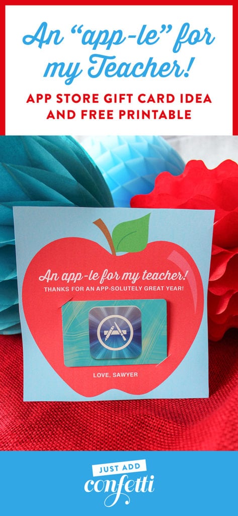 An "app-le" for Teacher: App Store Gift Card Idea and ...