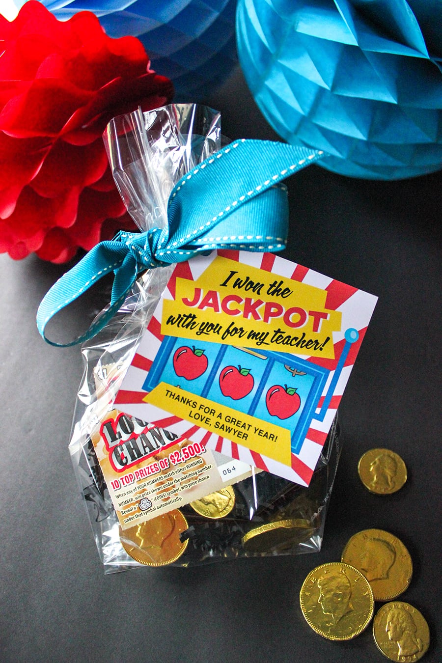 Lottery Ticket Teacher Appreciation Gift Idea and Printable - Just Add ...