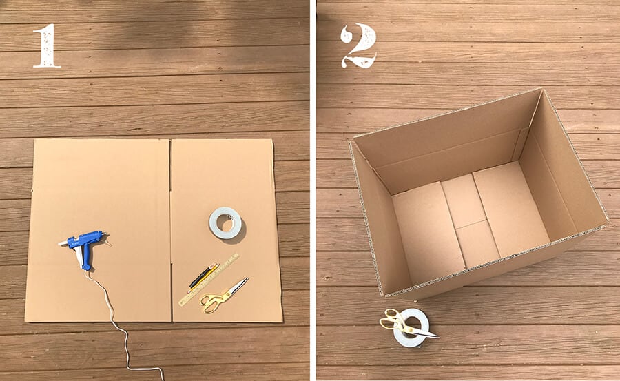 diy cardboard box cars