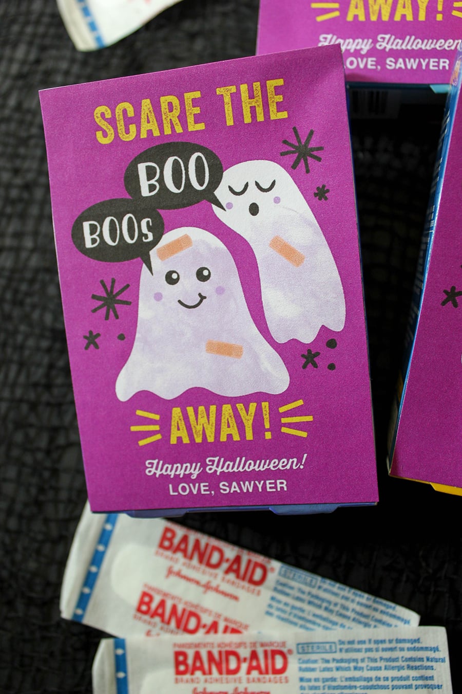 Scare The Boo Boos Away: Band-Aid Halloween Gift Idea - Just Add Confetti