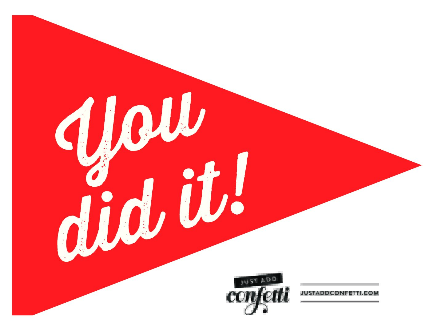 JustAddConfetti_SchoolFinishLine_Flags Just Add Confetti