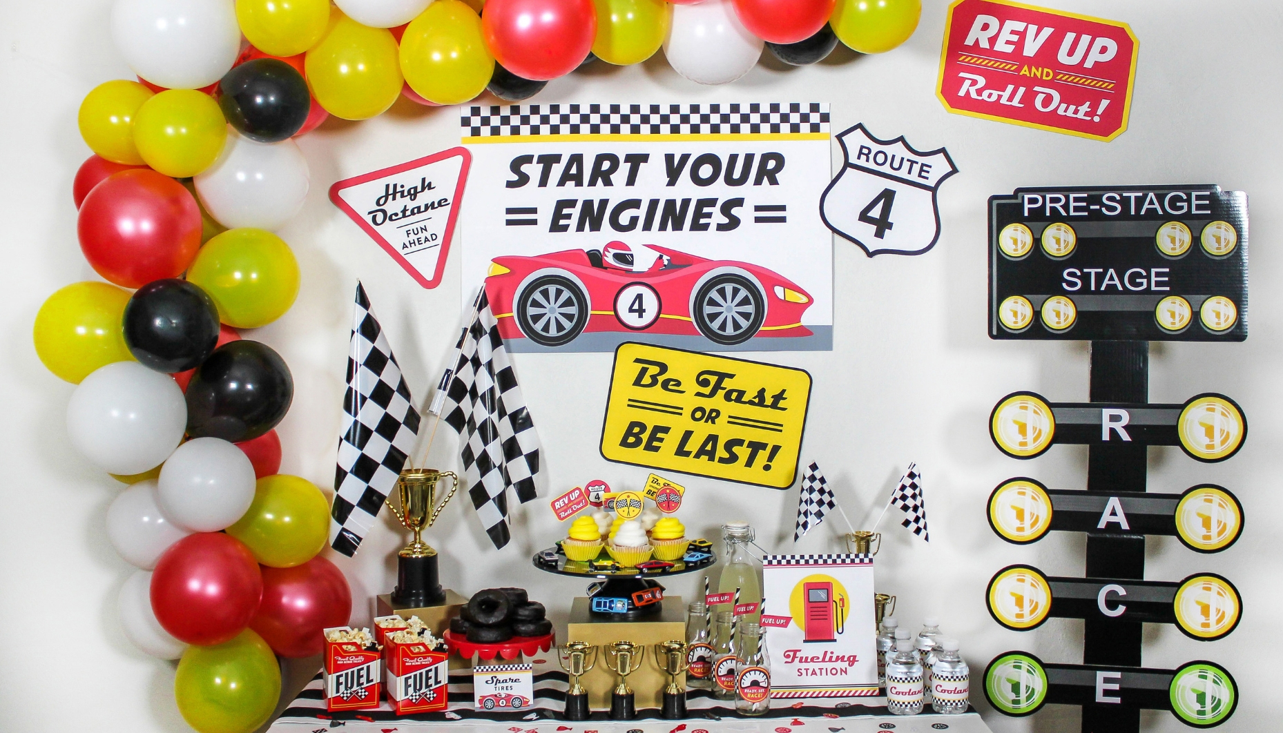 Pit Crew Pass Template Printable Race Car Theme Birthday 