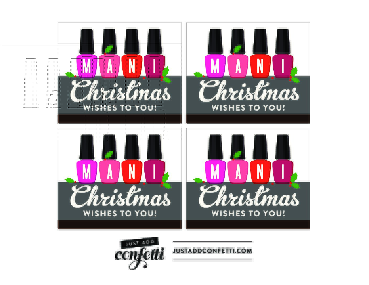 JustAddConfetti_ManiChristmasWishes Just Add Confetti