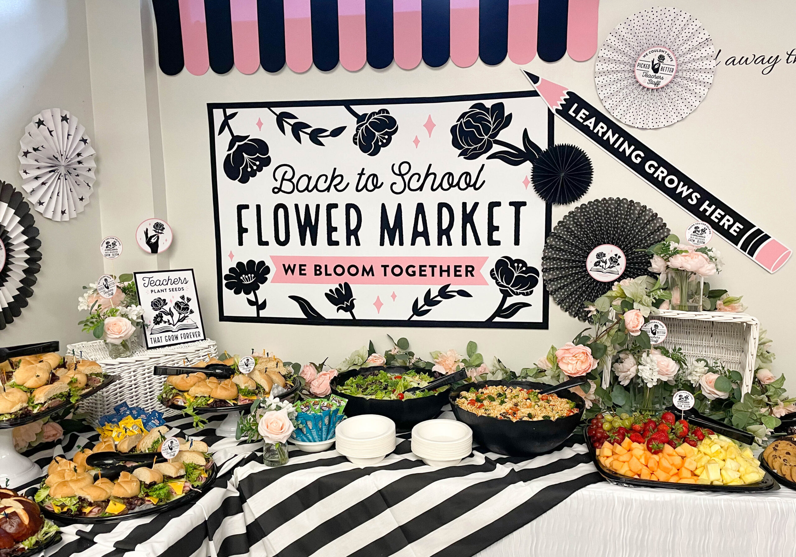 BACK TO SCHOOL FLOWER MARKET TEACHER APPRECIATION LUNCHEON